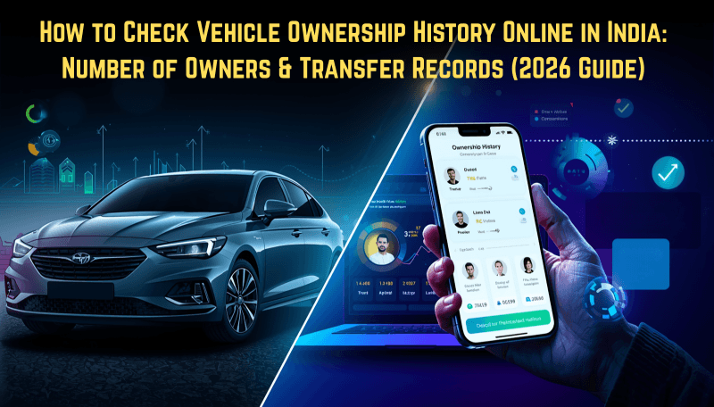 How to Check Vehicle Ownership History Online in India: Number of Owners & Transfer Records (2026 Guide)