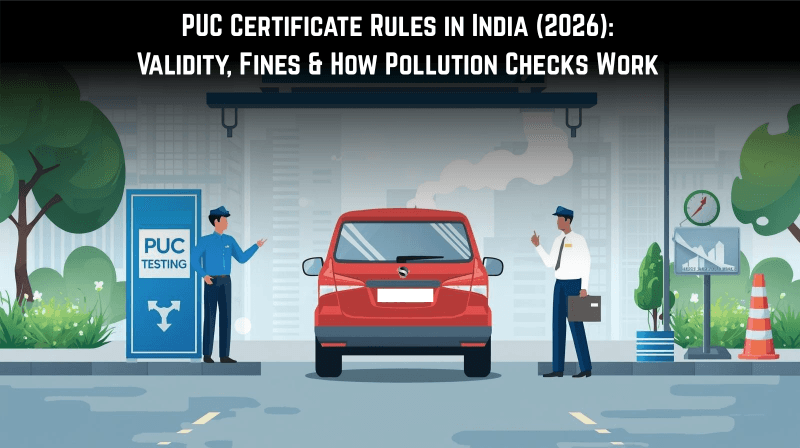PUC Certificate Rules in India (2026): Validity, Fines & How Pollution Checks Work